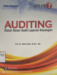 Image of Auditing : dasar-dasar audit laporan keuangan