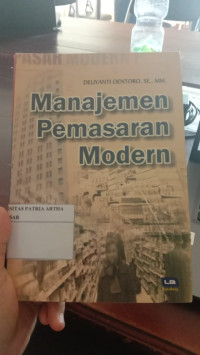Image of Manajemen pemasaran modern