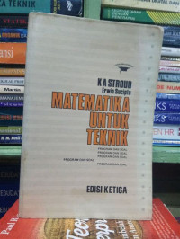 Image of Matematika untuk teknik