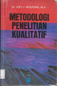 Image of Metodologi penelitian kualitatif