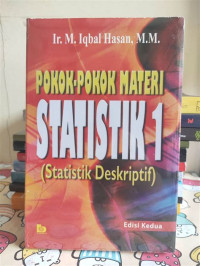 Image of Pokok Pokok materi statistik 1 (statistik deskriptif)