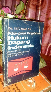 Image of pokok - pokok pengetahuan hukum dagang indonesia